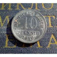 10 пфеннигов 1919 Германская Империя #01