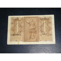 Италия 1 Лира 1939