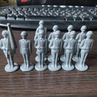 Оловянные солдатики.Набор.+1 солдатик в подарок.СССР.