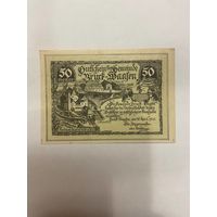 Австрия 50 геллеров нотгельд Ванфен - 2101