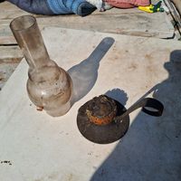 Подсвечник со стеклом