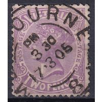 126.Aust. Великобритания. Австралийские штаты. Виктория. Стандарт. 1901 г. 2p. Mi.#134A.