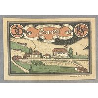 Нотгельд Австрия Зандл 30 геллеров 1920 год