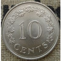 10 центов 1972 Мальта