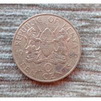 Werty71 Кения 10 центов 1986