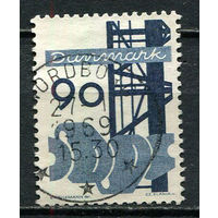 Дания - 1968 - Индустрия 90 О - [Mi.473] - 1 марка. Гашеная.  (Лот 1JA)-TG3P52