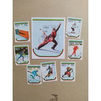 Кампучия блок и марки 1989г. Спорт