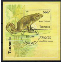1996 Танзания 2271/B312 Рептилии - Лягушки
