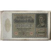 Банкнота 10000 марок 1922 год. Веймарская республика.