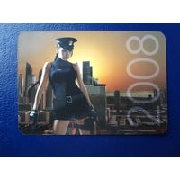 Календарик 2008 г.  Округ.  Форменная одежда и снаряжение.