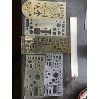 Редчайшие  оригинальные штурманские линейки для  нанесения  на  командную карту  воздушной  обстановки-довольно  древние.