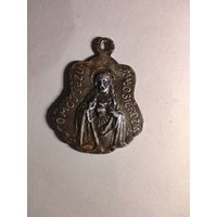 Брелок серебряный католический