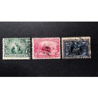 США\а57\ 1907   Выставка в Джеймстауне Sc328-330 кц43.5дол