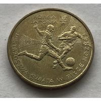 Польша 2 злотых 2002 - Чемпионат мира по футболу 2002, Корея-Япония