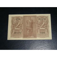 Италия 2 Лира 1939