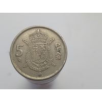 5 песет Испания 1975 год в звезде 1978 лот 44