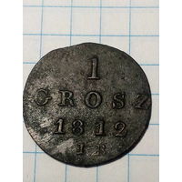 1 грош Польша 1812 год
