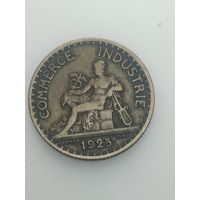 Франция  франк 1925 года .