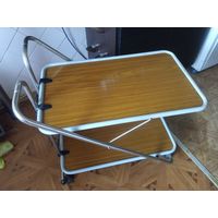 Раскладной передвижной сервировочный столик СОВЕТСКИЙ!