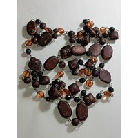 Бусы . Распродажа винтажный бижутерии с рубля !