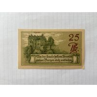 Нотгельд 25 пфеннигов. Саалфельд. Веймарская республика - 04