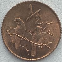 ЮАР 1/2 цента 1970 г. Состояние