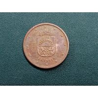 1 евроцент Латвия.