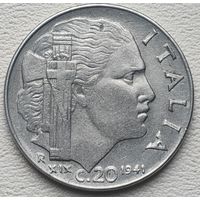 Италия 20 чентезимо 1941