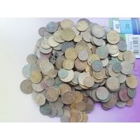 Лот монет раннего ссср, примерно 300шт