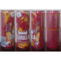 Банка от энергетика GORILLA личи и груша 330мл 2024 JUICE+ENERGY РФ (ОБМЕН/ПРОДАЖА/ТОРГ) 1лот=1шт