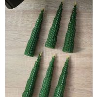 Свечи-елочки из натуральной вощины