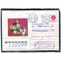 Беларусь. ХМК. Конверт п.п. Провизорий. С праздником. Гашение Новополоцк 1992