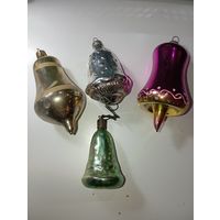 Ёлочные игрушки - КОЛОКОЛЬЧИК , СССР . Цена за всё .