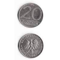 20 злотых Польша 1989 года