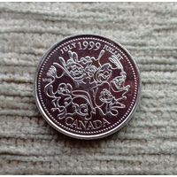 Werty71 Канада 25 центов 1999 Июль