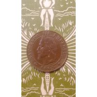 Франция 1 сантим 1862