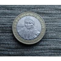 Werty71 Чили 100 песо 2010 биметалл