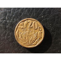 ЮАР.20 центов.1993. С 20 копеек. Распродажа коллекции. Смотрите другие лоты.