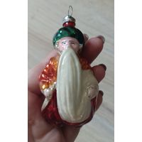Елочные игрушки, стекло, Черномор, старик хотабыч