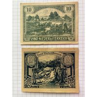 Австрия нотгельд 10-20 Нидеростеррайх - 1201