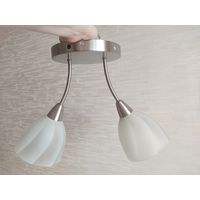 Современная люстра на 2 плафона