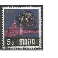 Мальта. Местные мотивы. Фейерверк. 1973г. Mi#466.