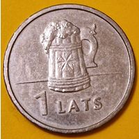 Латвия 1 лат 2011 Пивная кружка (Alus)