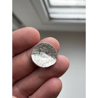 Грош 1614 HW Литва, редкая монета в грустном состоянии