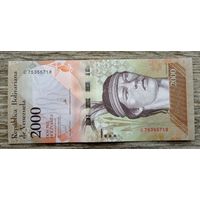 Werty71 Венесуэла 2000 боливаров 2016 UNC банкнота