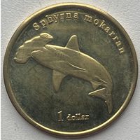 Муреа (Французская Полинезия) 1 доллар 2020 г. Рыба-молот