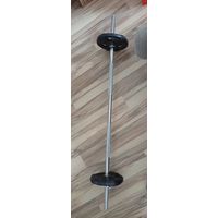 Штанга с дисками Alpin 2,5 (4 шт) и 1,25 (2 шт) кг