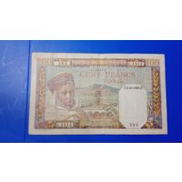 Французский Алжир 100 франков 1942