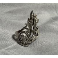 Кольцо серебряное 925 пробы. 4