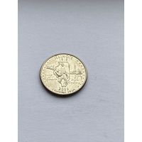 25 центов 2003 г. Иллинойс, США